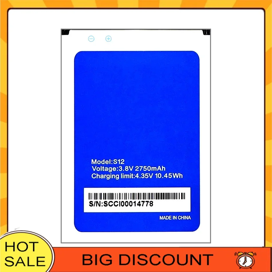 For Homtom S12 2750mAh Environmentally Friendly Mobile Phone Battery Long Lasting
For Homtom S12 2750mAh Environmentally Friendly Mobile Phone Battery Long Lasting