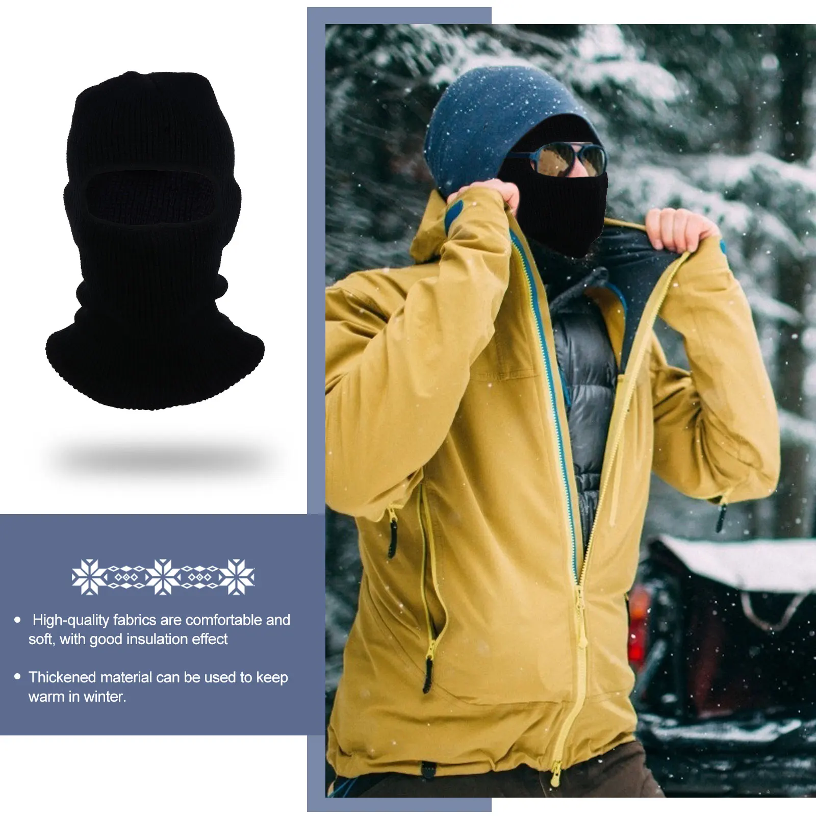 Winter Riding Mask Outdoor Protection Head Warmer Durable Face Cover Neck Forehead Shield Cycling Mountaineering Hiking Suitable
Winter Riding Mask Outdoor Protection Head Warmer Durable Face Cover Neck Forehead Shield Cycling Mountaineering Hiking Suitable