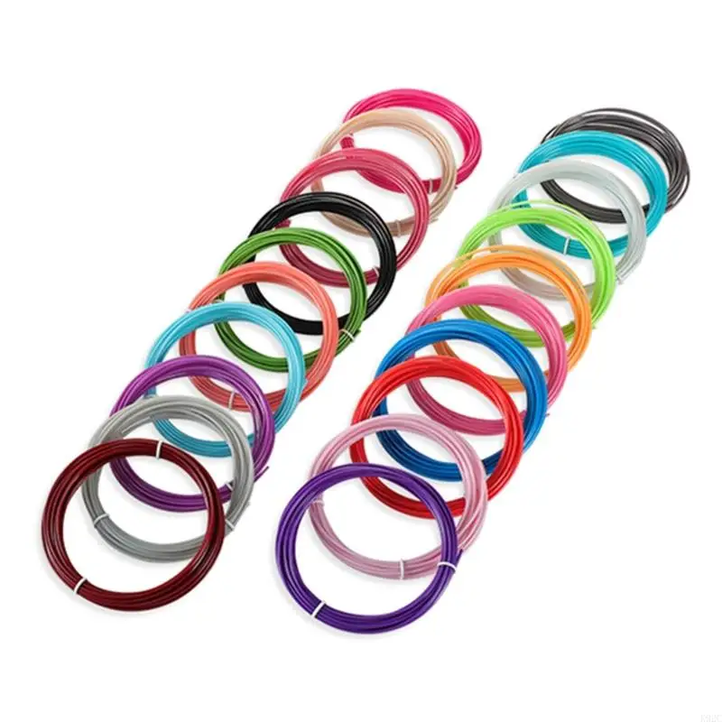 20Pcs Multiple Color Filament for 3D Print Pen Refills, 1.75mm Smooth Printing K92C
20Pcs Multiple Color Filament for 3D Print Pen Refills, 1.75mm Smooth Printing K92C