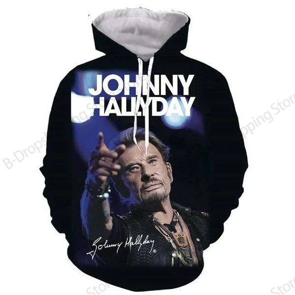Новые толстовки с капюшоном в стиле рок, певица Джонни Холлидей, толстовка с 3d принтом для мужчин и женщин, модная повседневная одежда больших размеров, спортивные костюмы
Новые толстовки с капюшоном в стиле рок, певица Джонни Холлидей, толстовка с 3d принтом для мужчин и женщин, модная повседневная одежда больших размеров, спортивные костюмы