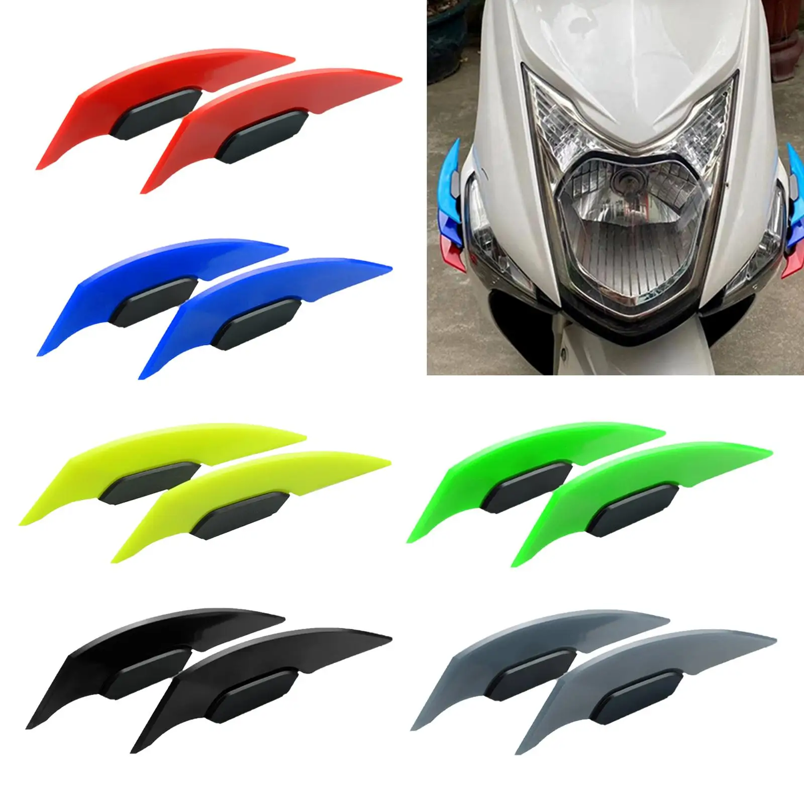 Motorcycle Winglet Aerodynamic Spoiler Wing Fit for Electric Motorcycles
Motorcycle Winglet Aerodynamic Spoiler Wing Fit for Electric Motorcycles