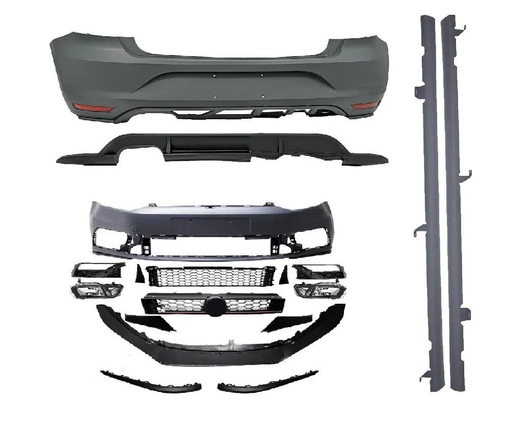 Vo-lkswagen POLO 6R/6C (2010-2017) GTI style PP plastic auto parts material bodkit body kit modification PP
Vo-lkswagen POLO 6R/6C (2010-2017) GTI style PP plastic auto parts material bodkit body kit modification PP