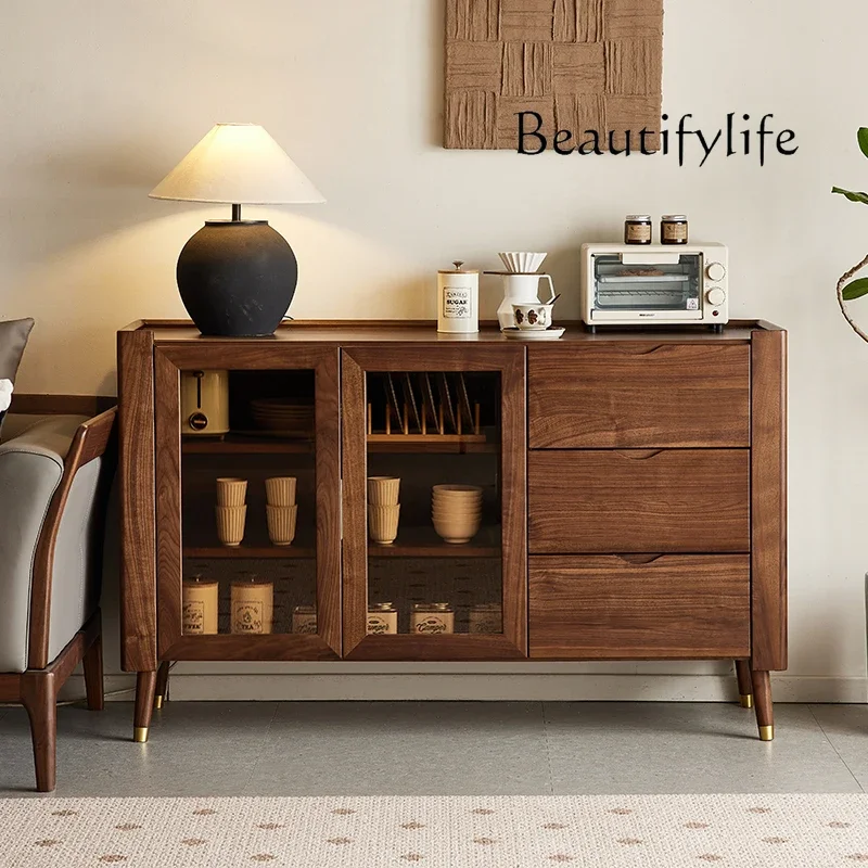 Premium solid wood retro dining side cabinet Nordic simple tea cabinet Home restaurant storage locker
Premium solid wood retro dining side cabinet Nordic simple tea cabinet Home restaurant storage locker