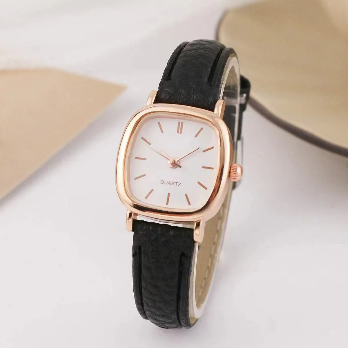 Simple Square 12mm Watch Strap Small Wrist Women Retro Gold Color Case Jewellery Woman
Simple Square 12mm Watch Strap Small Wrist Women Retro Gold Color Case Jewellery Woman