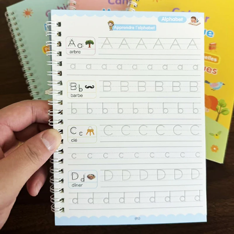 4 книги по французскому 1 комплект, практика каллиграфии, цифры каллиграфии, математические буквы, обучение управлению ручкой для рисования
4 книги по французскому 1 комплект, практика каллиграфии, цифры каллиграфии, математические буквы, обучение управлению ручкой для рисования