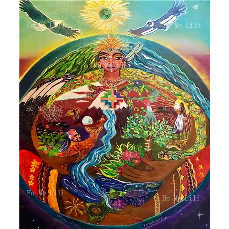 Волшебное пространство Andean People's Reverence для Great Mother Universe, холст, настенное искусство для декора гостиной от Ho Me Lili
Волшебное пространство Andean People's Reverence для Great Mother Universe, холст, настенное искусство для декора гостиной от Ho Me Lili