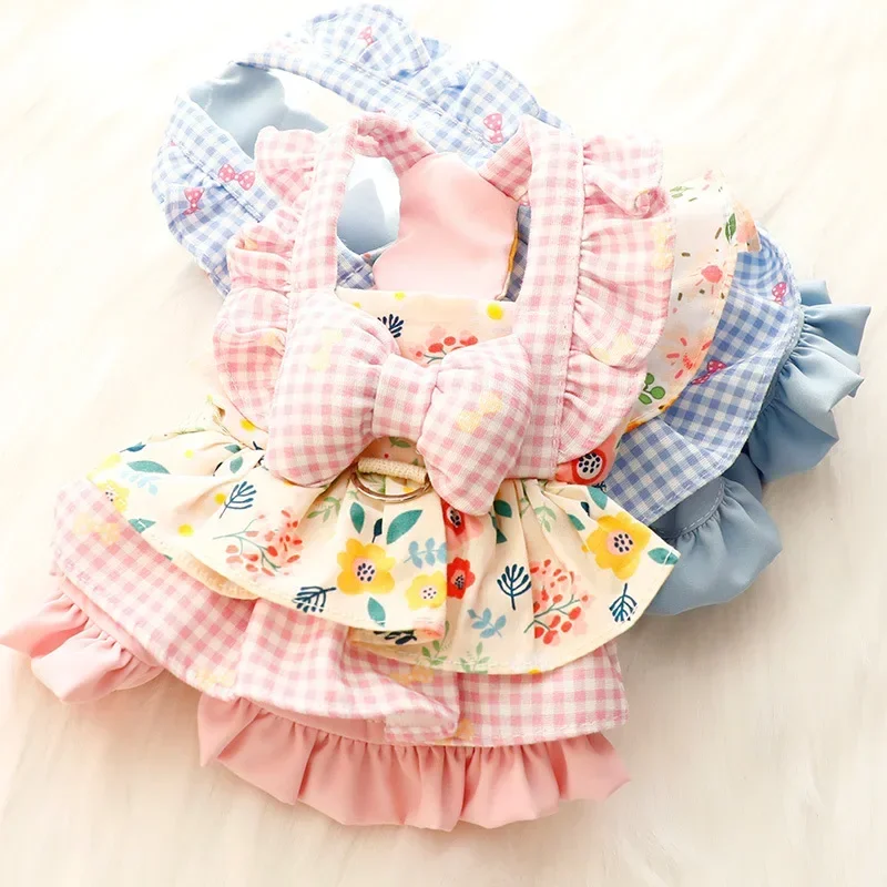 Free shipping,Spring/summer Clothes Breathable Floral Princess Dog & Cat Dress With Bow Lolita - Style Plaid Dress For Smalldog
Free shipping,Spring/summer Clothes Breathable Floral Princess Dog & Cat Dress With Bow Lolita - Style Plaid Dress For Smalldog