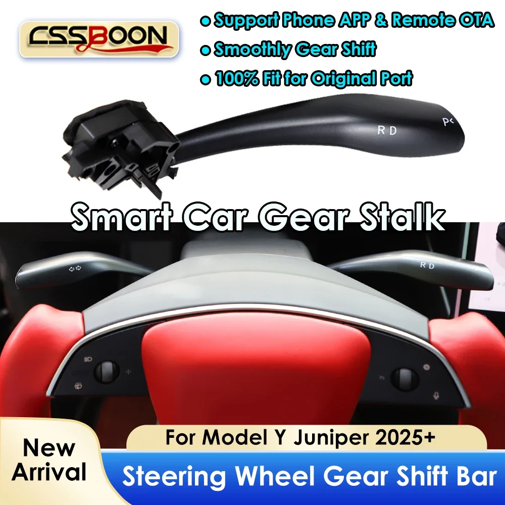 2026 Model Y Juniper Mini Function Gear Shift Stalk Physical Steering Wheel Stalk Bar Car Modified Accessories for Tesla New Y
2026 Model Y Juniper Mini Function Gear Shift Stalk Physical Steering Wheel Stalk Bar Car Modified Accessories for Tesla New Y
