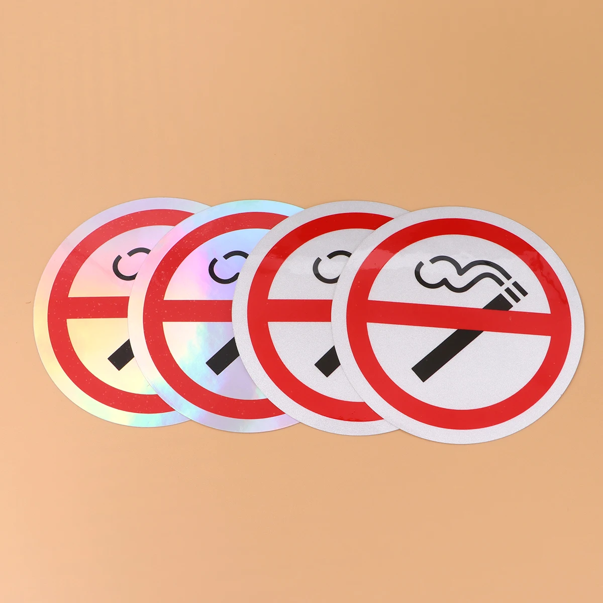 4pcs No Smoking Anti-Scratch Warning Sign Decals Pet Material Easy Peel-Off For Cars Smooth Surfaces Cafe Restaurant
4pcs No Smoking Anti-Scratch Warning Sign Decals Pet Material Easy Peel-Off For Cars Smooth Surfaces Cafe Restaurant