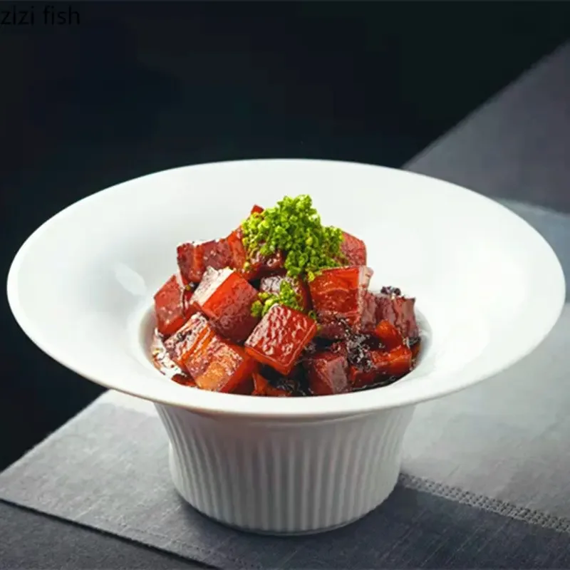 Restaurant Tableware White Ceramic Dinner Plate Heated Base Serving Plate Western Food Plates Dessert Bowl Dim Sum Dish Tray
Restaurant Tableware White Ceramic Dinner Plate Heated Base Serving Plate Western Food Plates Dessert Bowl Dim Sum Dish Tray