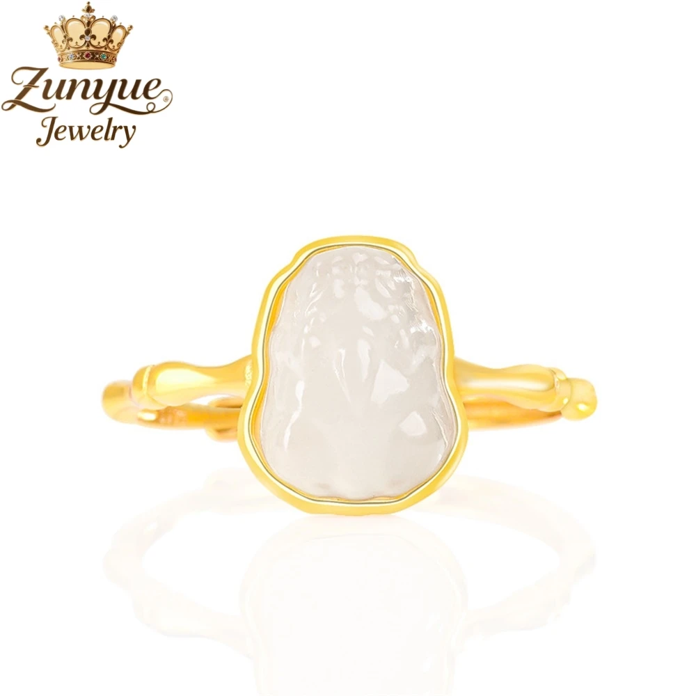 S925 Silver Inlaid Natural Hetian Jade White Jade PI Xiu Jade Ring Luxury Quality Jewelry Fashion Jewelry Exquisite Charms Gift
S925 Silver Inlaid Natural Hetian Jade White Jade PI Xiu Jade Ring Luxury Quality Jewelry Fashion Jewelry Exquisite Charms Gift