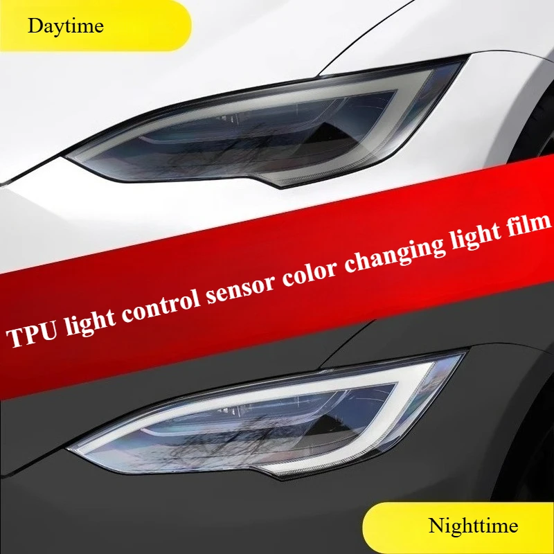 For Tesla Model 3/Y Highland 2019-2023 TPU Light Control Smoked Headlight Decorative Stickers Car Accessories Modification Tools
For Tesla Model 3/Y Highland 2019-2023 TPU Light Control Smoked Headlight Decorative Stickers Car Accessories Modification Tools