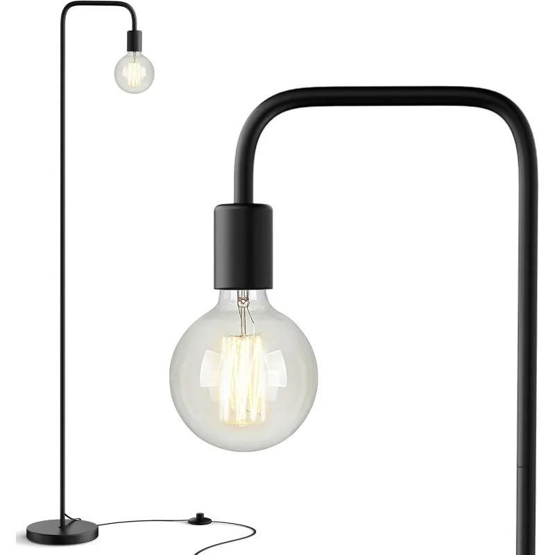 Industrial Floor Lamp with Light Bulb,Metal Tall Standing Lamp,Tall Modern Black Led Floor Lamp
Industrial Floor Lamp with Light Bulb,Metal Tall Standing Lamp,Tall Modern Black Led Floor Lamp