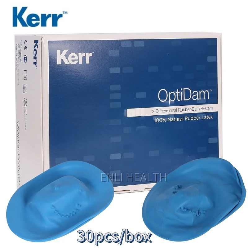 Kerr OptiDam Dental 3D Rubber Dam 30pcs Rubber Barrier Dental 3-Dimensional Rubber Dam Natural Rubber Latex Anterior Posterior
Kerr OptiDam Dental 3D Rubber Dam 30pcs Rubber Barrier Dental 3-Dimensional Rubber Dam Natural Rubber Latex Anterior Posterior