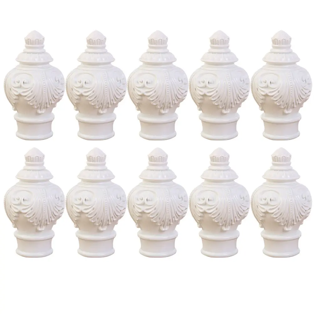 10Pcs Premium Metal Curtain Rod Ends Finials Decorative End Caps for Living Room Bedroom Dining Room Window Curtain Rods
10Pcs Premium Metal Curtain Rod Ends Finials Decorative End Caps for Living Room Bedroom Dining Room Window Curtain Rods