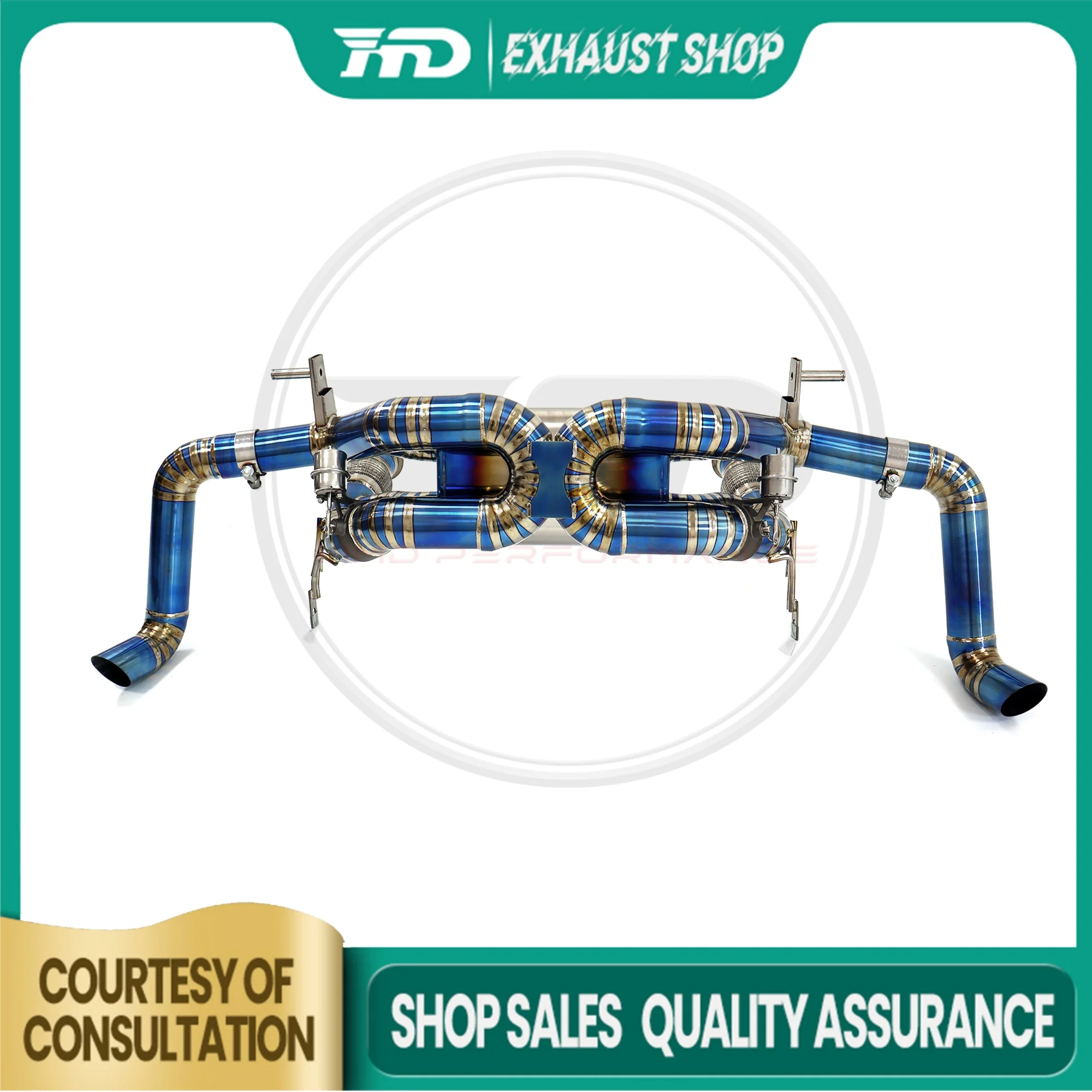 High Quality Catback For Audi R8 V10 2022+ Without OPF Titanium Alloy Exhaust System Vacuum Valve Muffler Racing Pipe HMD
High Quality Catback For Audi R8 V10 2022+ Without OPF Titanium Alloy Exhaust System Vacuum Valve Muffler Racing Pipe HMD
