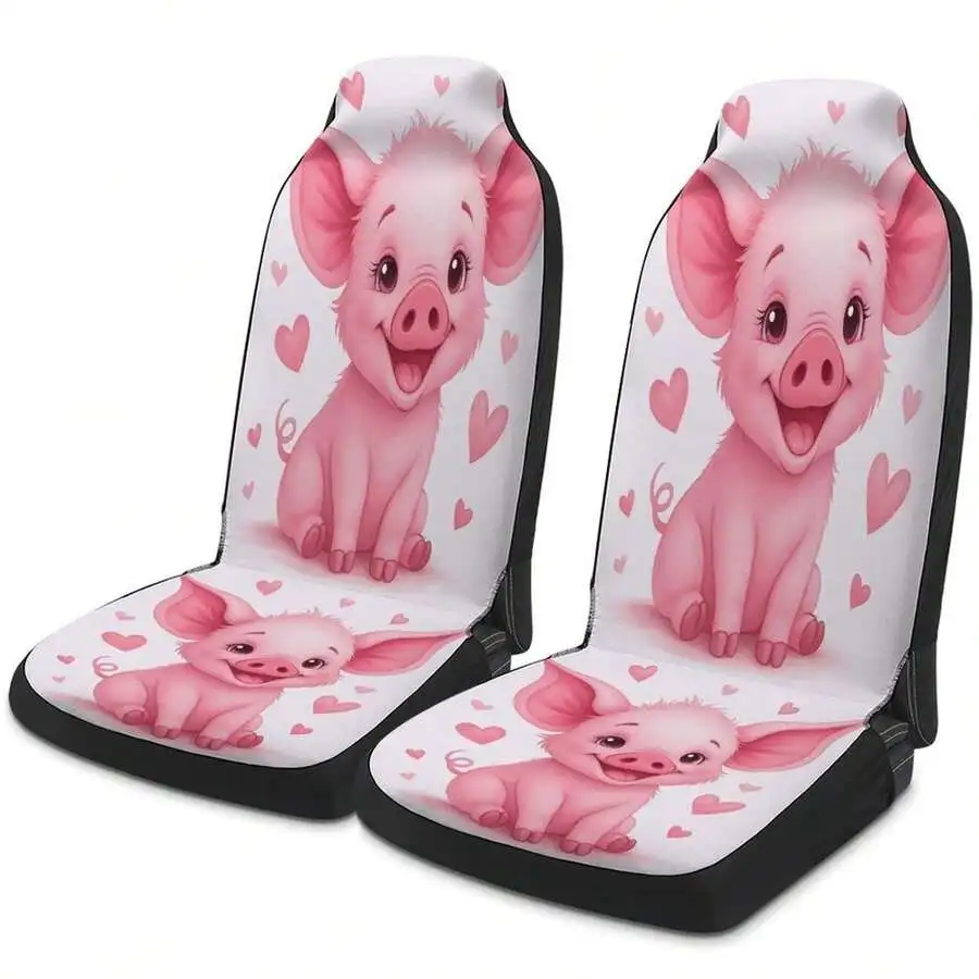 Cute Pig Heart Theme Universal Car Seat Covers Set For Adults
Cute Pig Heart Theme Universal Car Seat Covers Set For Adults