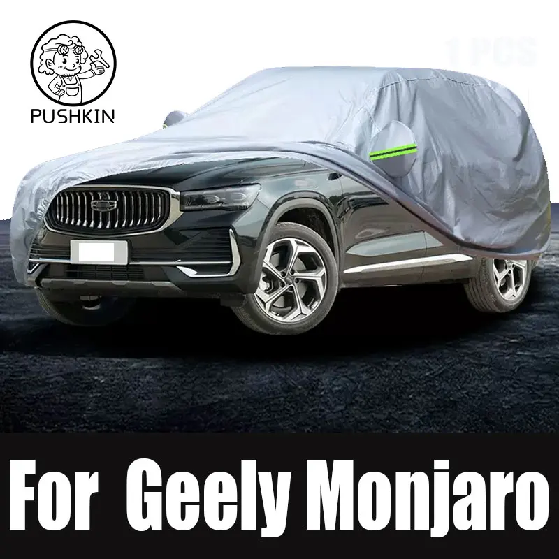 Full Car Cover For GEELY Monjaro KX11 Grand Koleo Outdoor Anti-UV Sun Shade Snow Rain Protection SUV Cover Dustproof Accessories
Full Car Cover For GEELY Monjaro KX11 Grand Koleo Outdoor Anti-UV Sun Shade Snow Rain Protection SUV Cover Dustproof Accessories