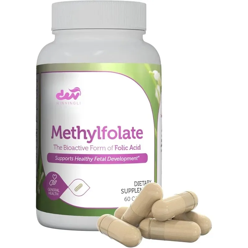Methylfolate - supports healthy fetal development and genetic health - kosher non GMO supplement ,60 capsules
Methylfolate - supports healthy fetal development and genetic health - kosher non GMO supplement ,60 capsules