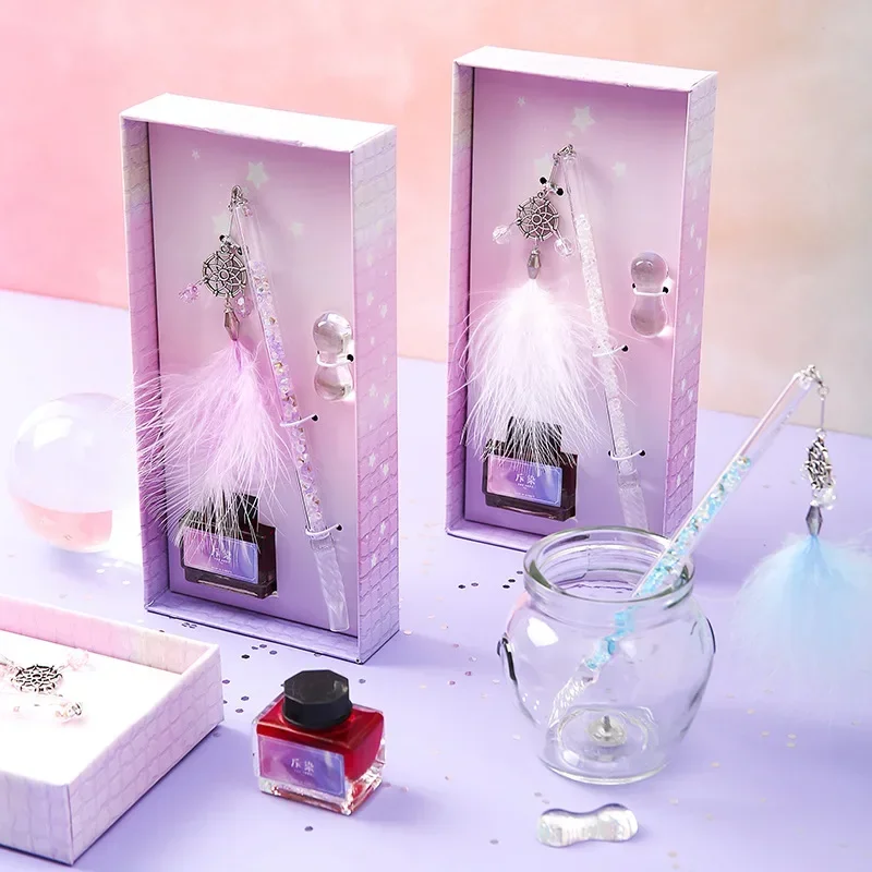 1 комплект стеклянной ручки Dreamnet, набор подарочных коробок цвета ромба, перьевая ручка, бизнес-подарок, студенческая ручка, канцелярские принадлежности, гелевые ручки, перьевые ручки B
1 комплект стеклянной ручки Dreamnet, набор подарочных коробок цвета ромба, перьевая ручка, бизнес-подарок, студенческая ручка, канцелярские принадлежности, гелевые ручки, перьевые ручки B