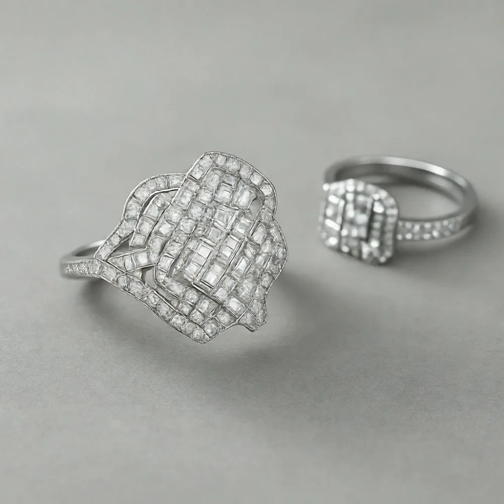 Блестящее кольцо с полным паве из фианитов, 18-каратное золото, кубический цирконий, многослойное, вечное, обручальное, свадебное, набор колец
Блестящее кольцо с полным паве из фианитов, 18-каратное золото, кубический цирконий, многослойное, вечное, обручальное, свадебное, набор колец