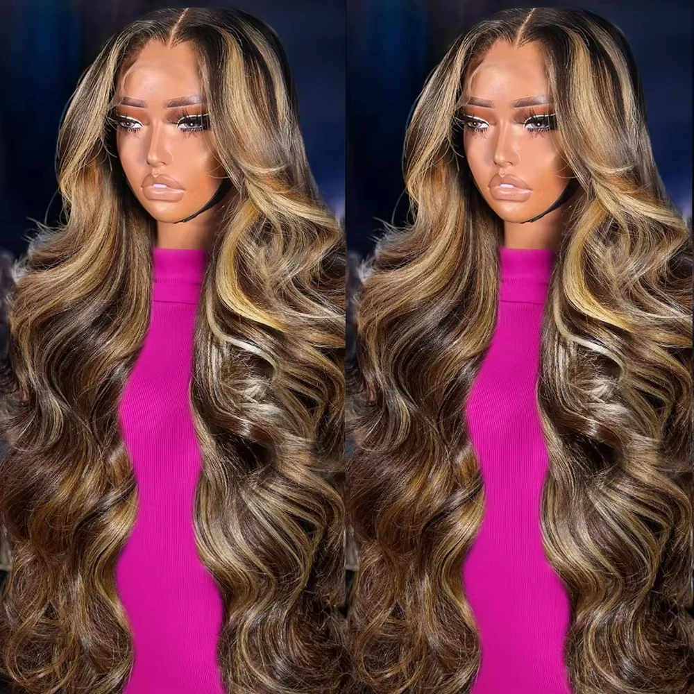 4/27 Body Wave Highlight Wig Human Hair 30 Inch 13x4 HD Lace Frontal Wig Natural Brazilian Hair Wig For Black Women
4/27 Body Wave Highlight Wig Human Hair 30 Inch 13x4 HD Lace Frontal Wig Natural Brazilian Hair Wig For Black Women