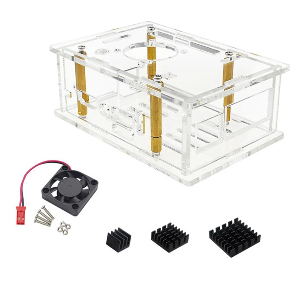 New For Orange Pi 5 Max Transparent Acrylic Shell Fan Heat Sink Orange Pi Shell Protective Case
New For Orange Pi 5 Max Transparent Acrylic Shell Fan Heat Sink Orange Pi Shell Protective Case