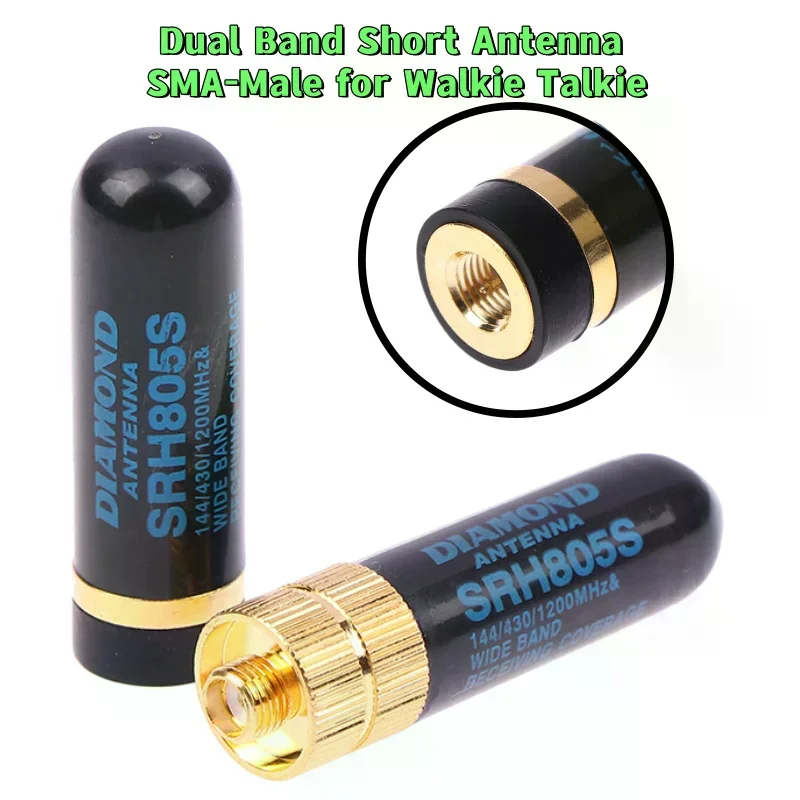 Двухдиапазонная антенна SRH805S SMA-M/SMA-F VHF+UHF 136-174 МГц 400-520 МГц для раций Baofeng YAESU
Двухдиапазонная антенна SRH805S SMA-M/SMA-F VHF+UHF 136-174 МГц 400-520 МГц для раций Baofeng YAESU