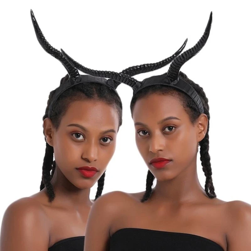 R1WE Women Ox Horn Headdress Dancing Party Props Headband for Halloween Party Christmas for Creative Cosplay Hair Accessories
R1WE Women Ox Horn Headdress Dancing Party Props Headband for Halloween Party Christmas for Creative Cosplay Hair Accessories