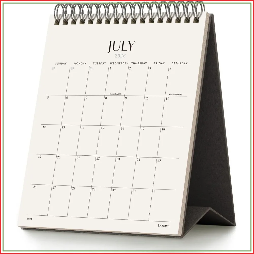 2026-2027 Desk Calendar, Small Standing Flip Calendar July 2026 to December 2027 for Home Office, Easy Organizing
2026-2027 Desk Calendar, Small Standing Flip Calendar July 2026 to December 2027 for Home Office, Easy Organizing