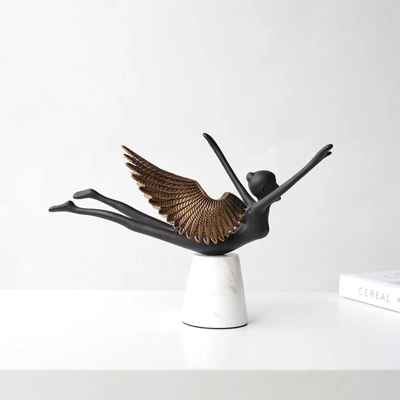 Modern light luxury metal girl ballet dancer crafts small sculpture living room TV cabinet entrance ornament
Modern light luxury metal girl ballet dancer crafts small sculpture living room TV cabinet entrance ornament