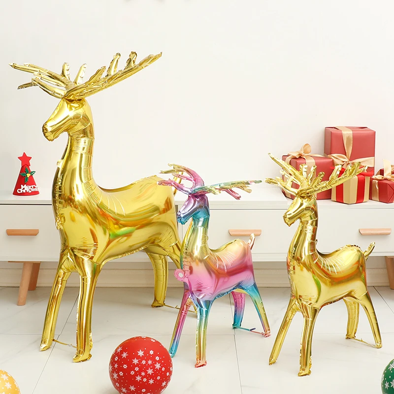 Golden adient Cisas Deer Aluminum Foil Balloons Festival Decorations for op Window Display Cisas Themed Accories
Golden adient Cisas Deer Aluminum Foil Balloons Festival Decorations for op Window Display Cisas Themed Accories