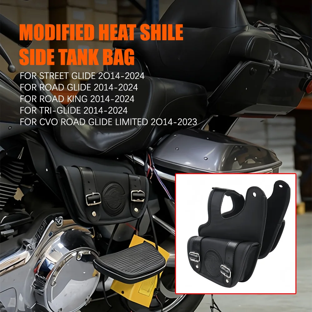Heat Shield Side Tank Waterproof Storage Bag For STREET GLIDE,ROAD GLIDE,ROAD KING,TRI-GLIDE,CVO ROAD GLIDE LIMITED 2014-2023
Heat Shield Side Tank Waterproof Storage Bag For STREET GLIDE,ROAD GLIDE,ROAD KING,TRI-GLIDE,CVO ROAD GLIDE LIMITED 2014-2023