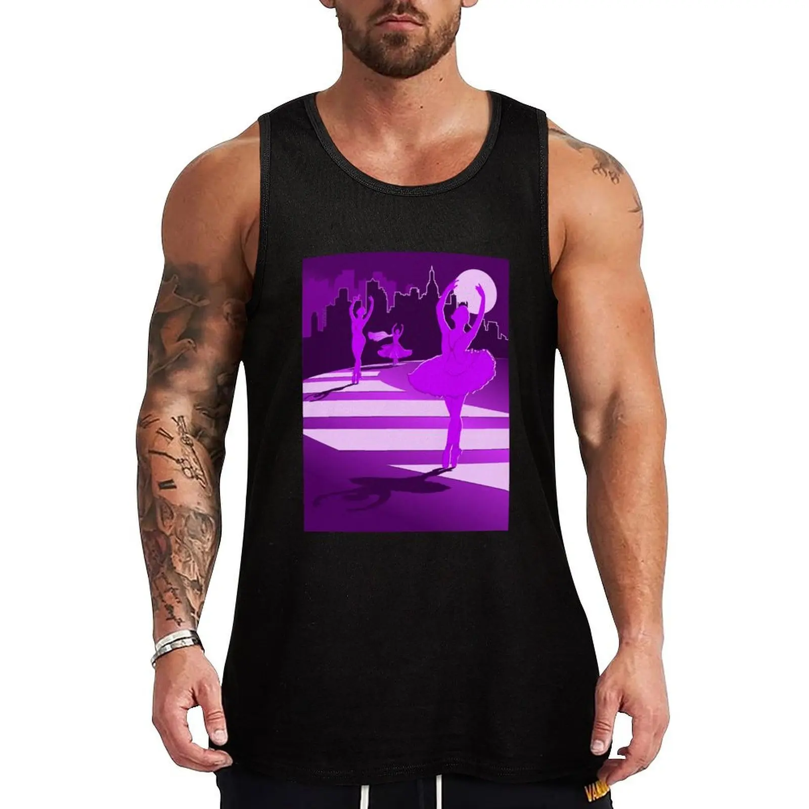 Dancers in the Moonlight - Purple Dancers on Shades of Purple Cityscape - VBK - VisionsByKaren Tank Top
Dancers in the Moonlight - Purple Dancers on Shades of Purple Cityscape - VBK - VisionsByKaren Tank Top