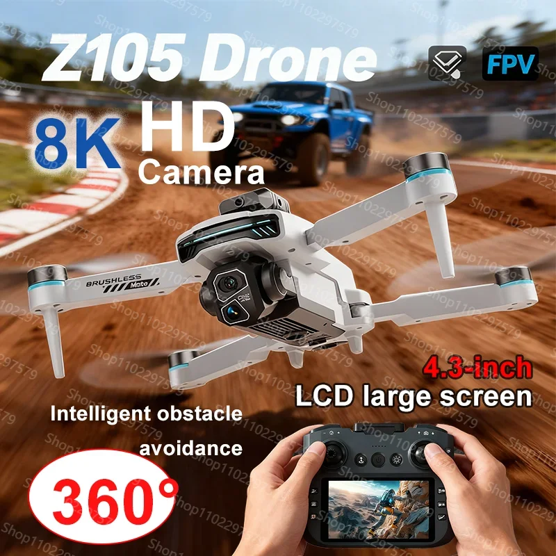 Z105 Дрон Новый GPS Дрон 1080P HD Камеры 5G WiFi Оптический поток Бесщеточный Квадрокоптер Аэрофотосъемка Крытый Открытый Игрушки
Z105 Дрон Новый GPS Дрон 1080P HD Камеры 5G WiFi Оптический поток Бесщеточный Квадрокоптер Аэрофотосъемка Крытый Открытый Игрушки