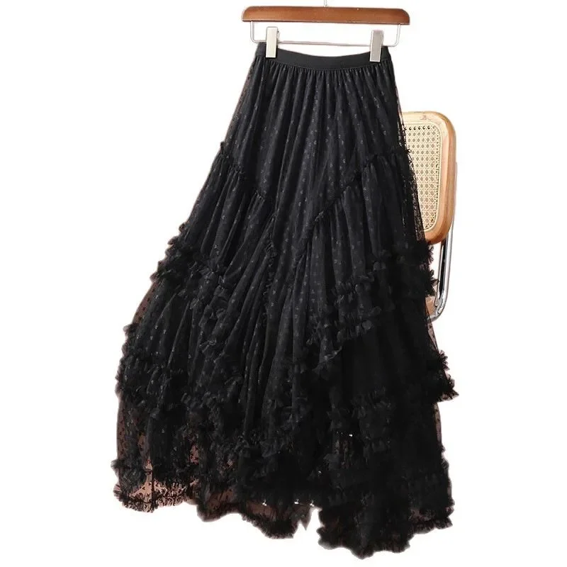 Large Embroidered Heart Tulle Half Skirt Plus Size Women's Puffy Fairy Cake Long Skirt Polyester Fiber Gathered Skirts
Large Embroidered Heart Tulle Half Skirt Plus Size Women's Puffy Fairy Cake Long Skirt Polyester Fiber Gathered Skirts