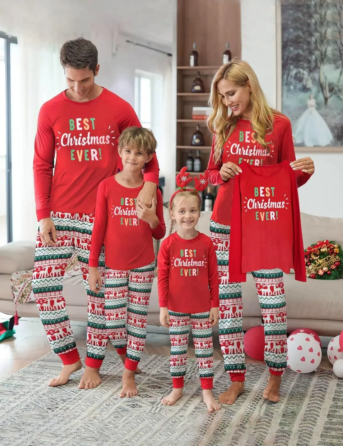 2025 Winter Family Matching Outfit Best Christmas Ever Print Mom Daughter Dad Son Pajamas Set Soft Loose 2 Pieces Suit Xmas Look
2025 Winter Family Matching Outfit Best Christmas Ever Print Mom Daughter Dad Son Pajamas Set Soft Loose 2 Pieces Suit Xmas Look