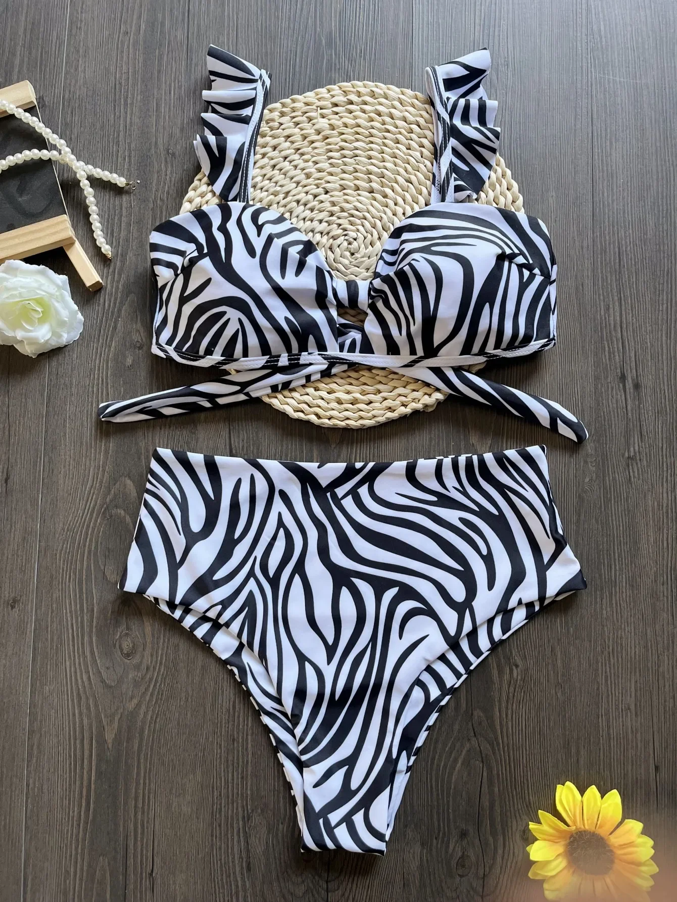 Zebra Striped Flying Sleeve Bikini 2025 Hotes Women Beach Volleyball 2 Pce Bathing Suit Lovely Princess Wind
Zebra Striped Flying Sleeve Bikini 2025 Hotes Women Beach Volleyball 2 Pce Bathing Suit Lovely Princess Wind