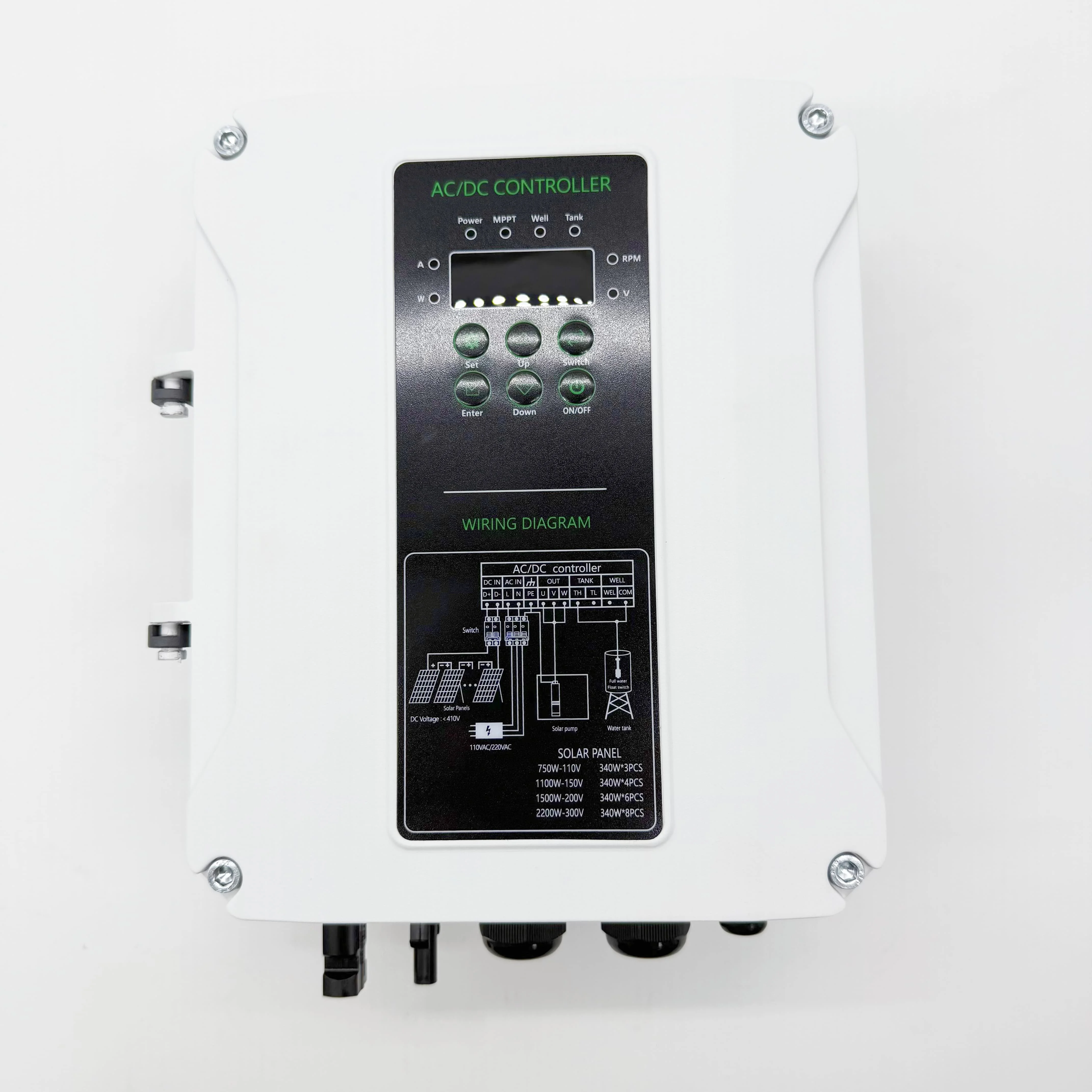 380V High Speed Agriculture Solar Water Pump 3-11KW MPPT DC/AC Centrifugal for Deep Well Liquid 380V Solar Water Pump Well Pump
380V High Speed Agriculture Solar Water Pump 3-11KW MPPT DC/AC Centrifugal for Deep Well Liquid 380V Solar Water Pump Well Pump