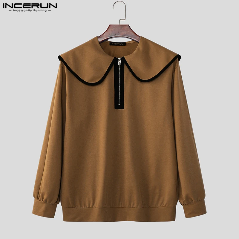 Мужские худи INCERUN с лацканами и длинными рукавами на молнии, в стиле пэчворк, уличная одежда, свободный крой, корейский стиль, модные мужские пуловеры 2026
Мужские худи INCERUN с лацканами и длинными рукавами на молнии, в стиле пэчворк, уличная одежда, свободный крой, корейский стиль, модные мужские пуловеры 2026
