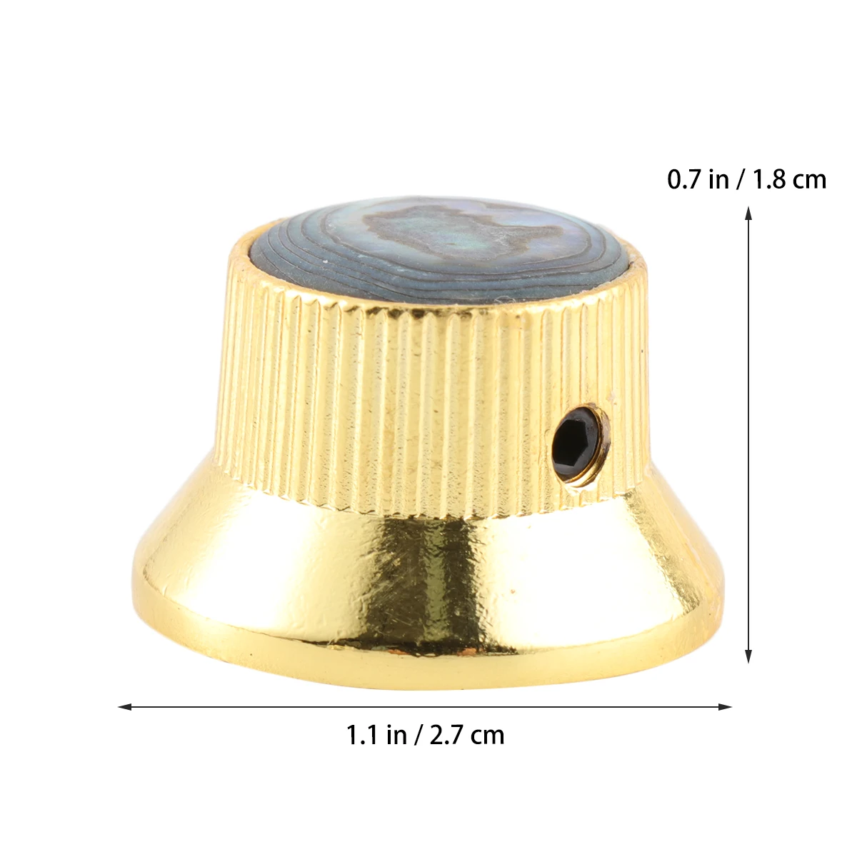 3 pcs Metal Volume Tone Control Knob With Shell For Guitar Bass Durable Corrosion Resistant Easy Install Replacement Parts
3 pcs Metal Volume Tone Control Knob With Shell For Guitar Bass Durable Corrosion Resistant Easy Install Replacement Parts