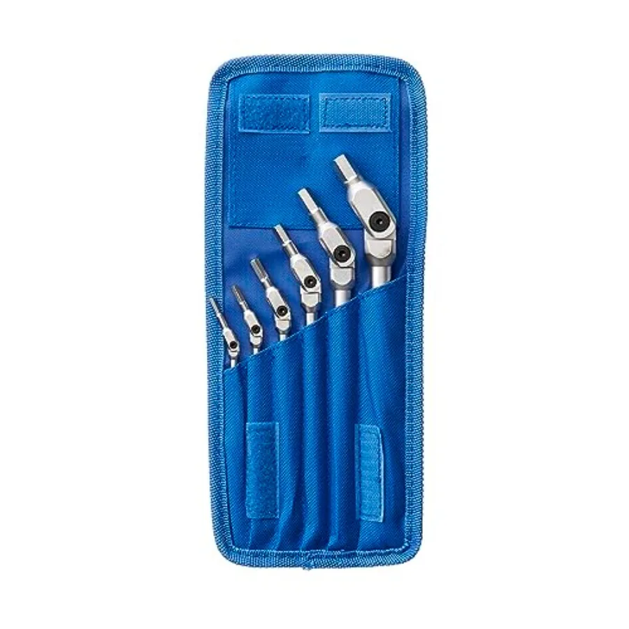Набор шестигранных ключей K10 HEX-PRO с поворотной головкой, размеры: 3, 4, 5, 6, 8 и 10 мм, 6 шт.
Набор шестигранных ключей K10 HEX-PRO с поворотной головкой, размеры: 3, 4, 5, 6, 8 и 10 мм, 6 шт.