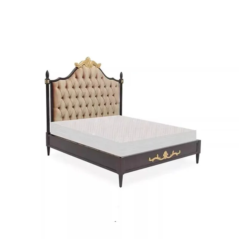 European solid wood double bed mahogany bedroom 1.8 meters princess bed wedding bed villa luxury furniture customization
European solid wood double bed mahogany bedroom 1.8 meters princess bed wedding bed villa luxury furniture customization