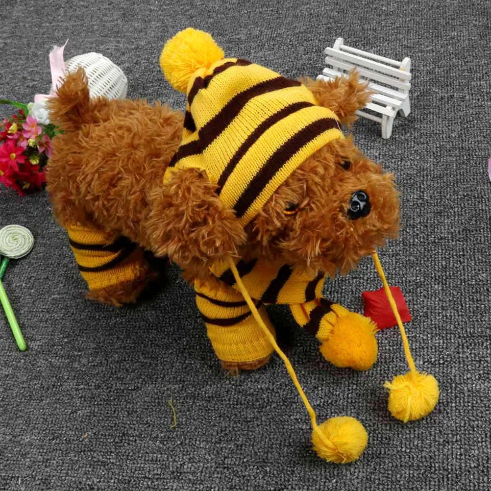 1Set Dog Warm Costume Scarf and Hat Combo Pet Holiday Outfit Knitted Winter Clothing for Cosplay Party Photo Shoots Size L
1Set Dog Warm Costume Scarf and Hat Combo Pet Holiday Outfit Knitted Winter Clothing for Cosplay Party Photo Shoots Size L