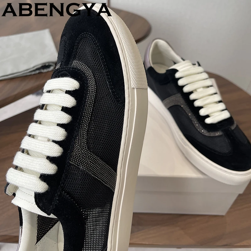 2026 Summer Breathable Mesh Flat Shoes For Women Fashion Round Toe Lace-Up Casual Sneakers Comfort Running Walking Shoes Female
2026 Summer Breathable Mesh Flat Shoes For Women Fashion Round Toe Lace-Up Casual Sneakers Comfort Running Walking Shoes Female