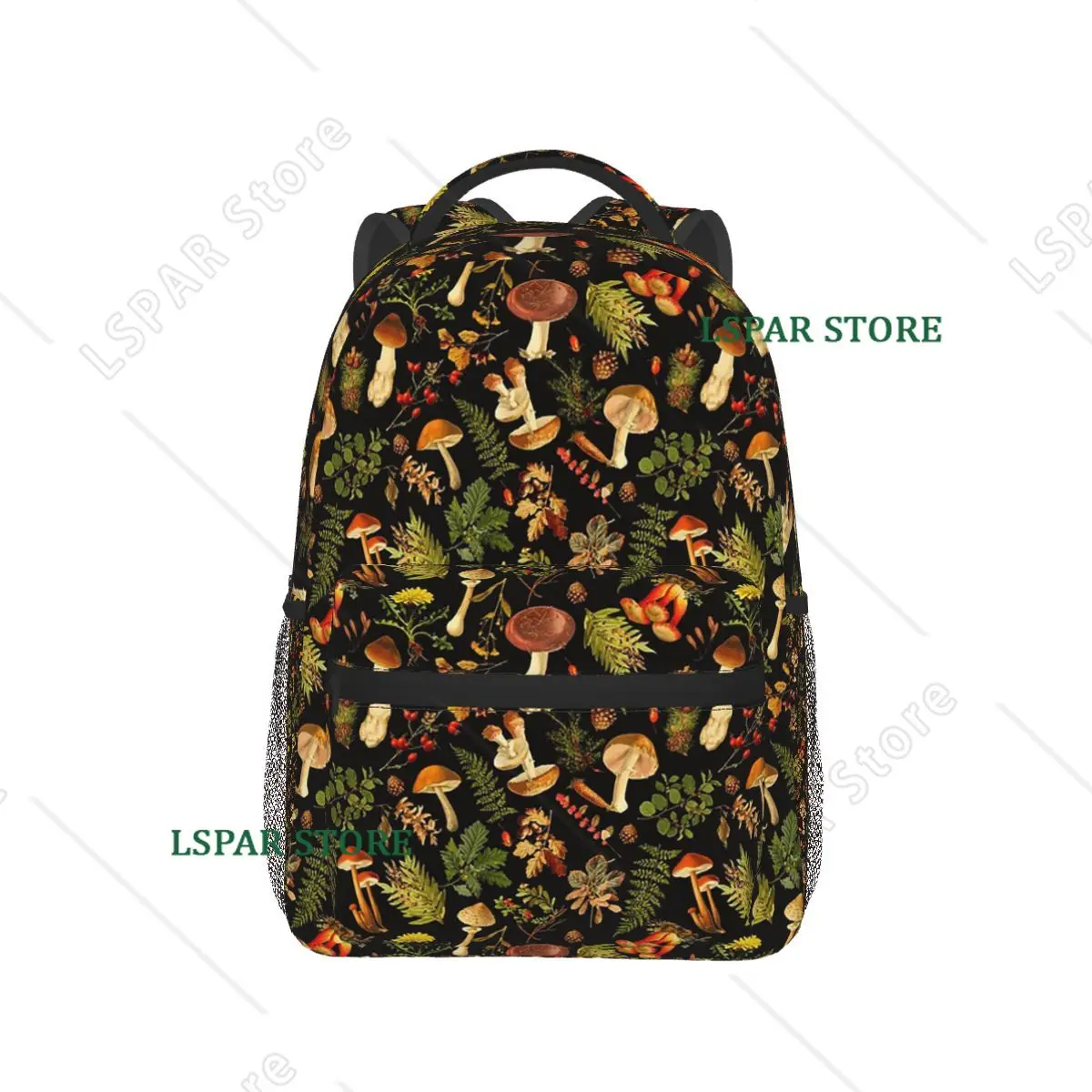 Mushrooms And Wildflowers With Green Flora Backpack Hot Sale Daypack Large Capacity Kids BookBag School Bag Shoulder Bags
Mushrooms And Wildflowers With Green Flora Backpack Hot Sale Daypack Large Capacity Kids BookBag School Bag Shoulder Bags