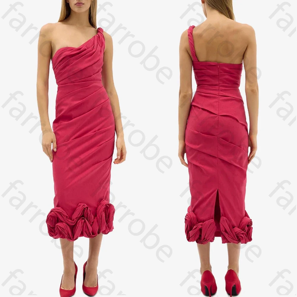 Customized Elegant Ochro One-shoulder Midi Dress A-Line Evening Dresses Formal Exquisite High Quality Prom Party Gowns for Women
Customized Elegant Ochro One-shoulder Midi Dress A-Line Evening Dresses Formal Exquisite High Quality Prom Party Gowns for Women