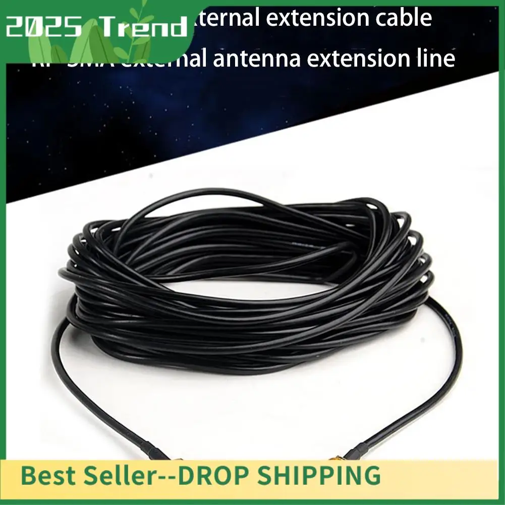 Top Deals 20M Extension Cables SMA Male To Female Coaxial Extension Cable Wifi Router Antenna Aerial Copper Plated Gold Cable
Top Deals 20M Extension Cables SMA Male To Female Coaxial Extension Cable Wifi Router Antenna Aerial Copper Plated Gold Cable