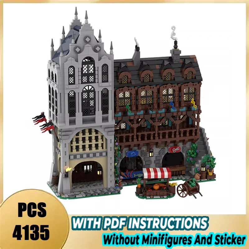 Exquisite brand new MOC building blocks Medieval town square Technical modules bricks model gift Christmas toy DIY assembly set!
Exquisite brand new MOC building blocks Medieval town square Technical modules bricks model gift Christmas toy DIY assembly set!
