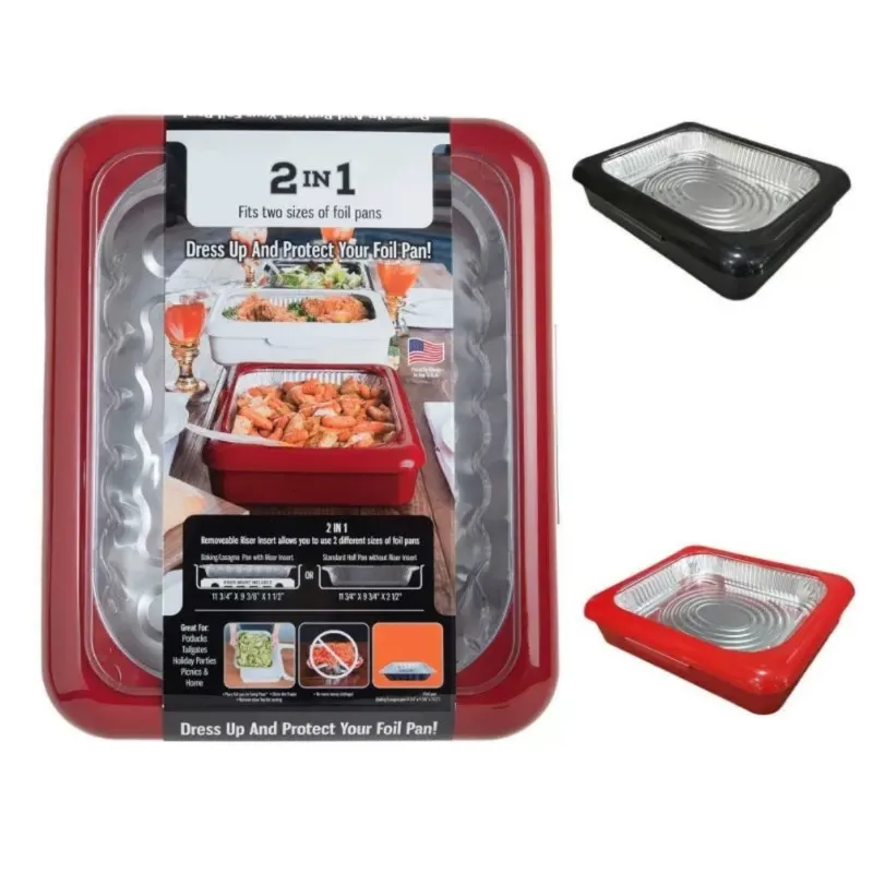 LLCS-2-In-1 Foil Fancy Panz Outdoor Foil Food Storage Box Picnic Plate Fancy Foil Insulated Bowl Tray 2Pc
LLCS-2-In-1 Foil Fancy Panz Outdoor Foil Food Storage Box Picnic Plate Fancy Foil Insulated Bowl Tray 2Pc